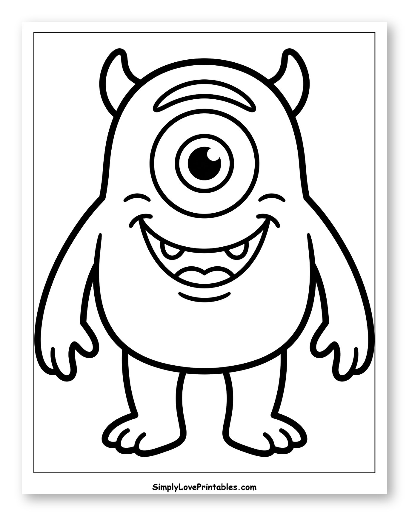 Friendly Little One-Eyed Monster