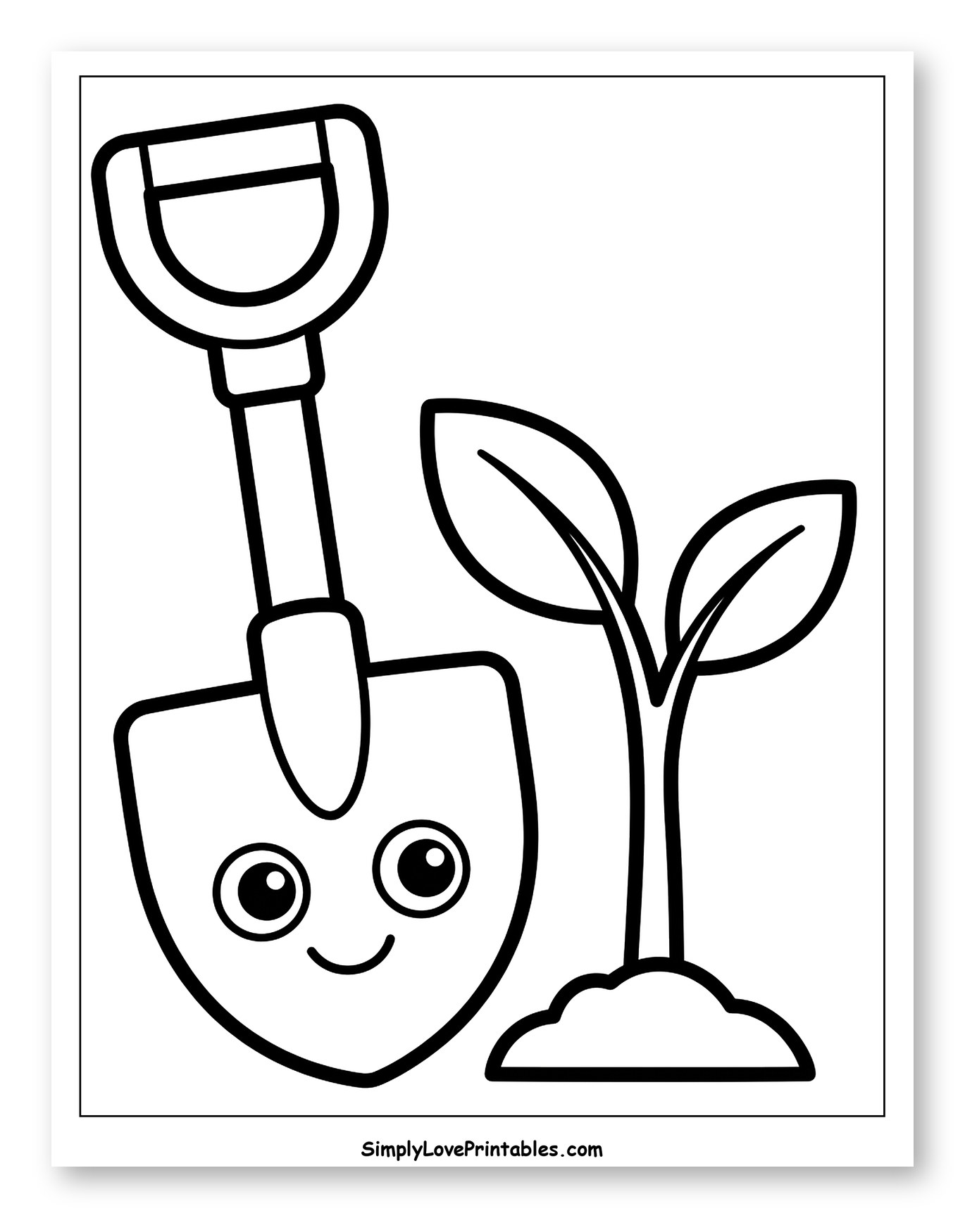 Friendly Shovel and New Sprout