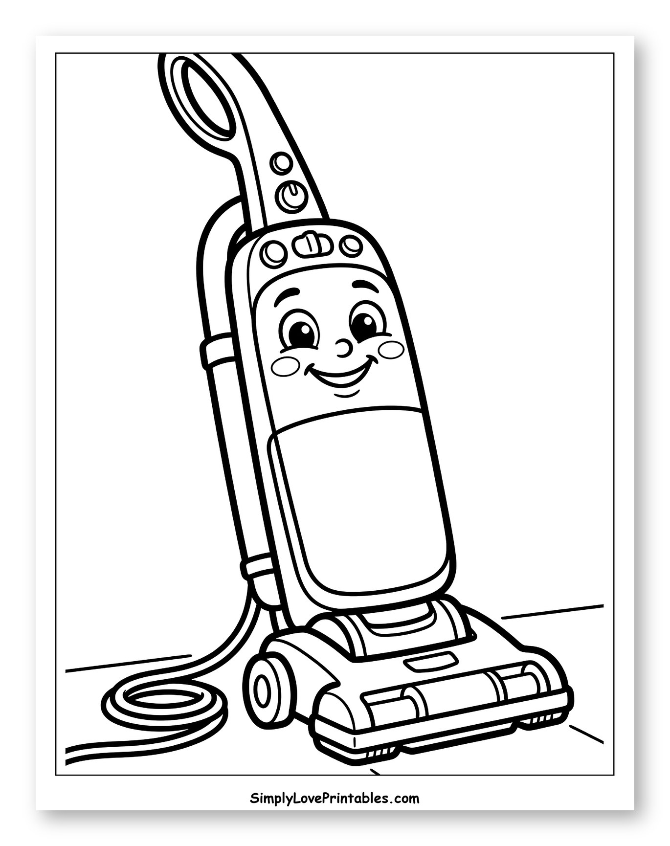 Friendly Upright Vacuum Cleaner with Cord