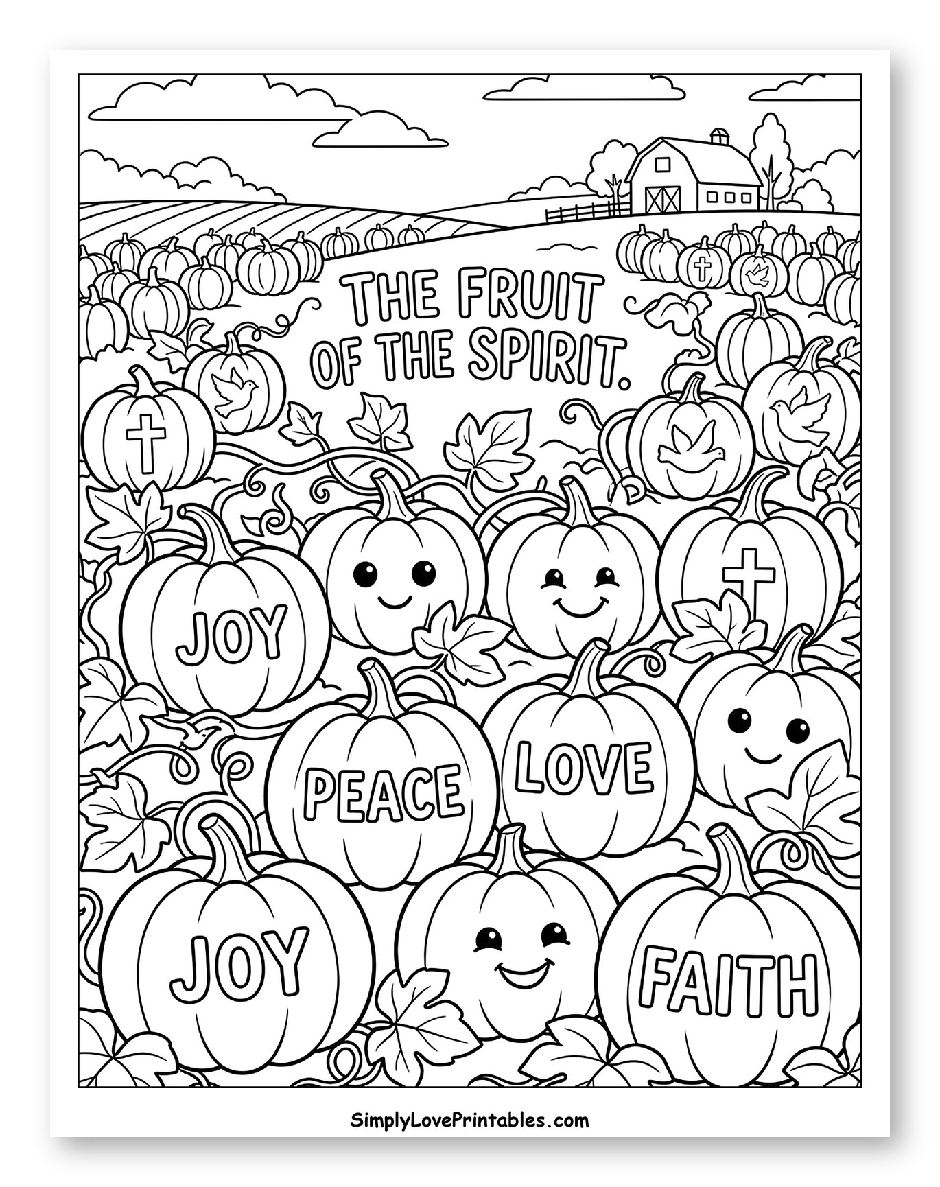 Fruit of the Spirit Pumpkins Field