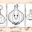 Garlic coloring pages featured image