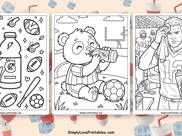 Gatorade coloring pages featured image