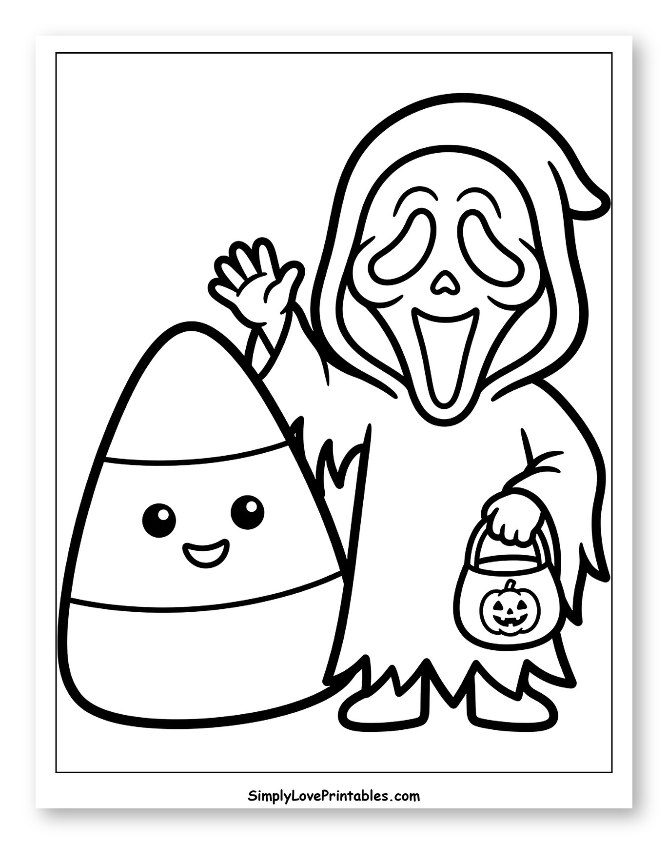 Ghostface and Happy Candy Corn