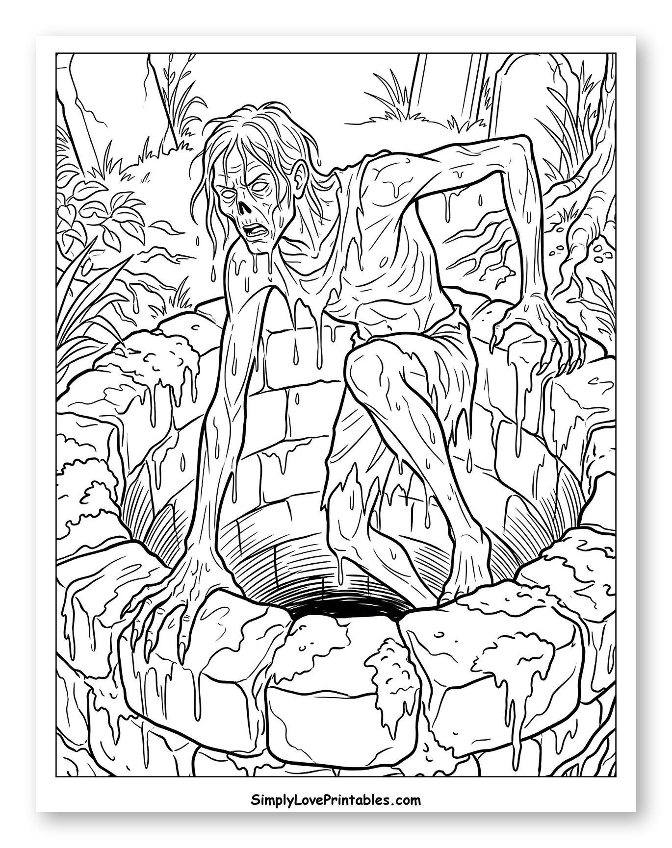 Ghoul Emerging from a Wet Well