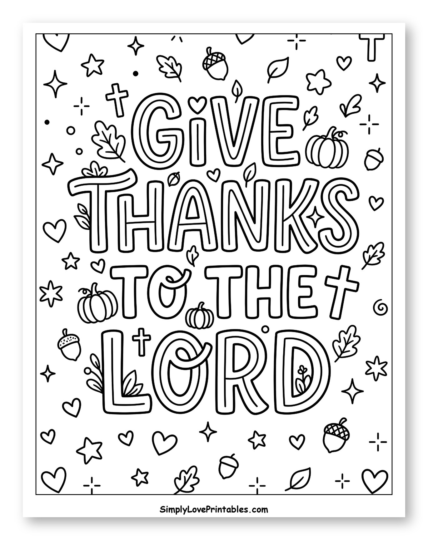 Give Thanks to the Lord with Fall Decor