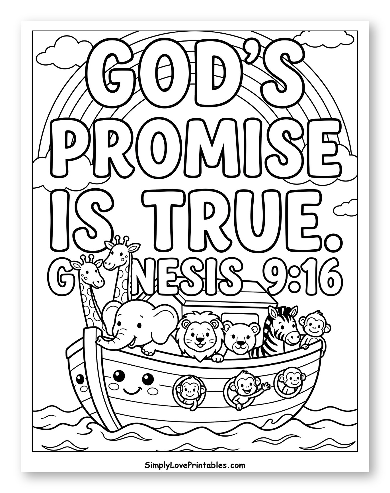 God's Promise Noah's Ark and Animals