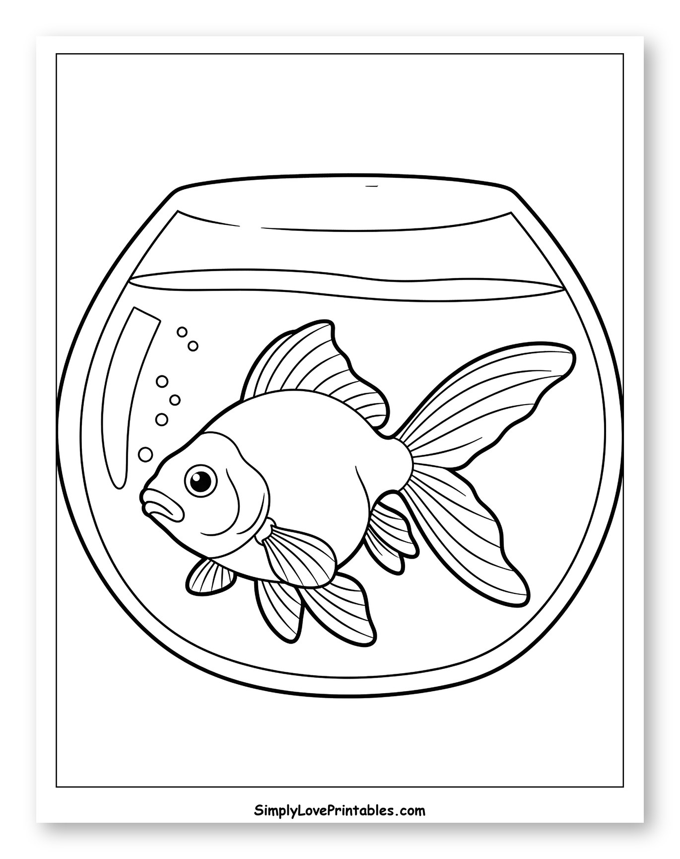 Goldfish in a Glass Fishbowl