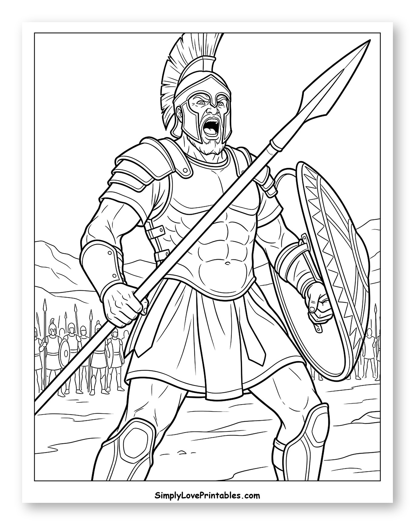 Goliath Roaring a Challenge to Color
