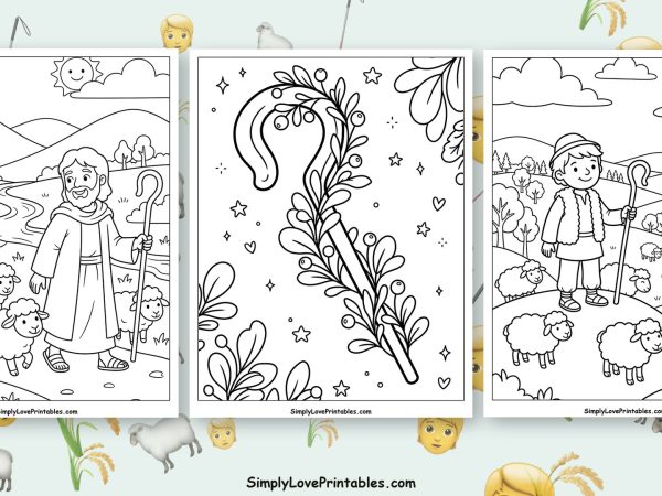 Good Shepherd coloring pages featured image