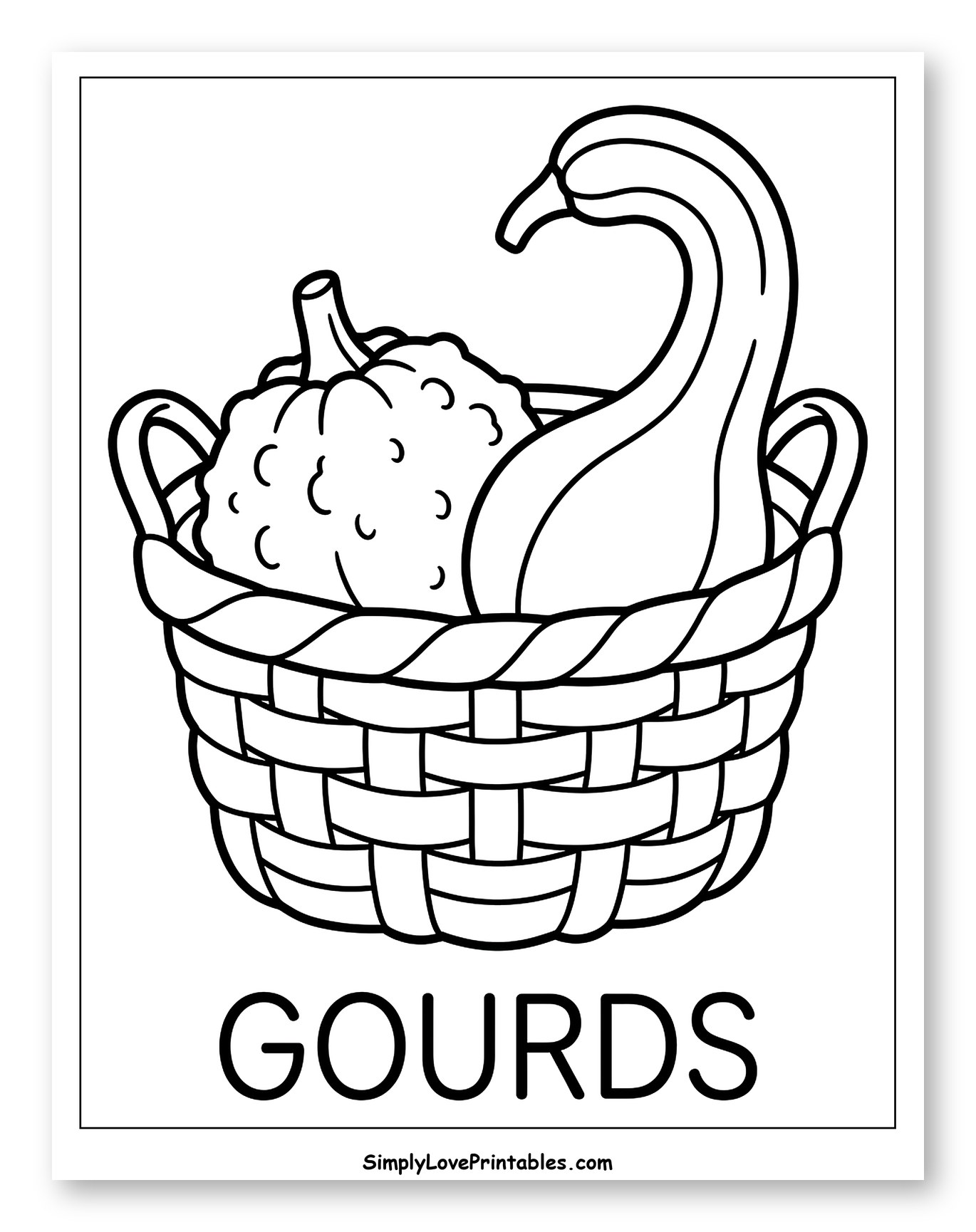 Gourds in a Woven Basket