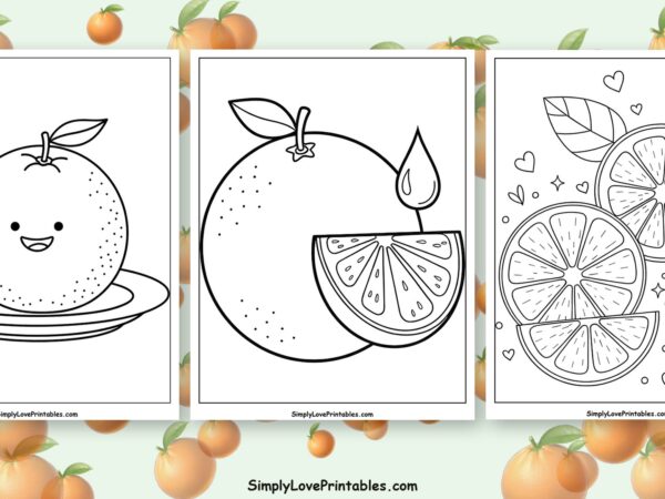 Grapefruit coloring pages featured image