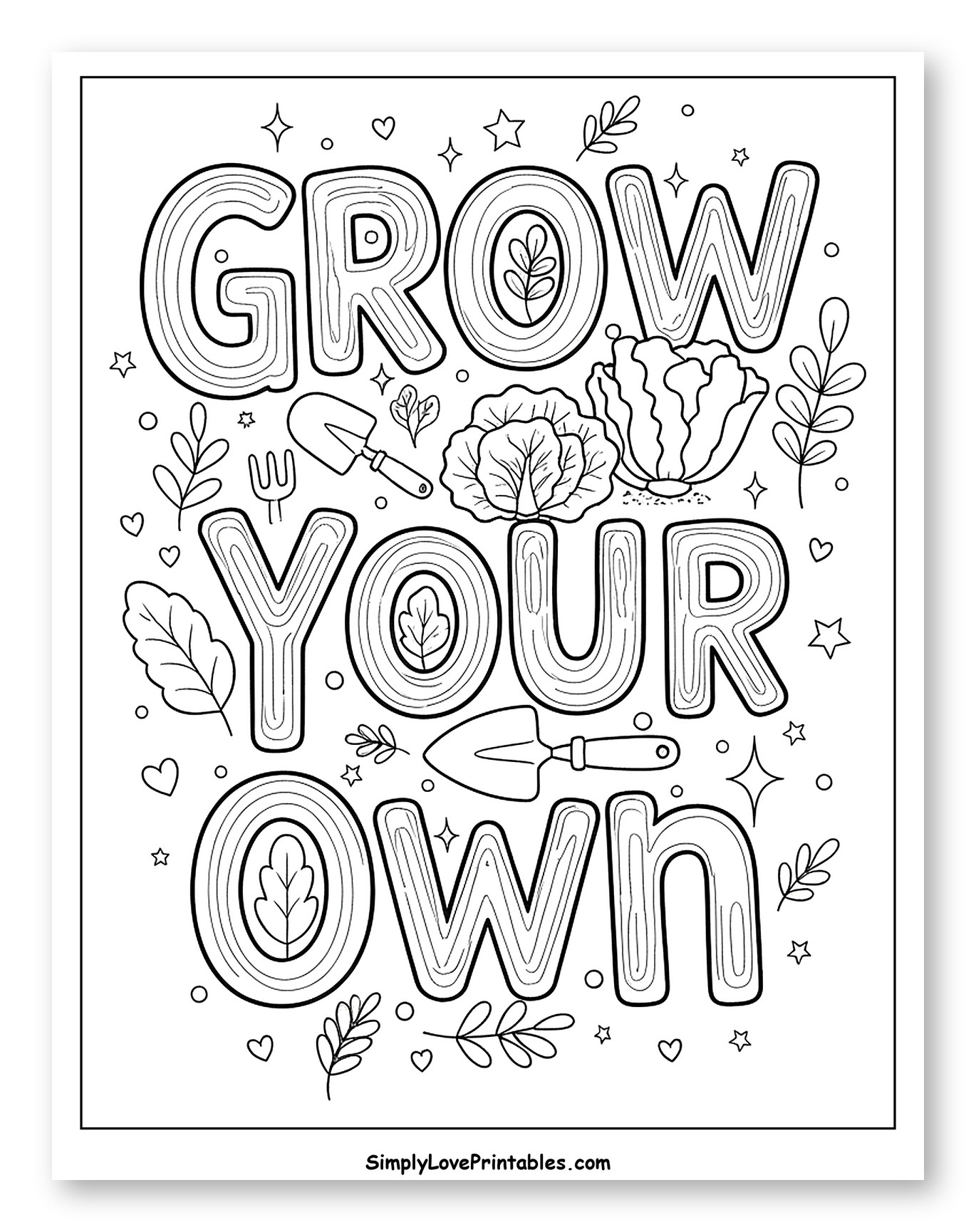 Grow Your Own Lettuce and Garden Tools