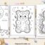 gummy bear coloring pages featured image