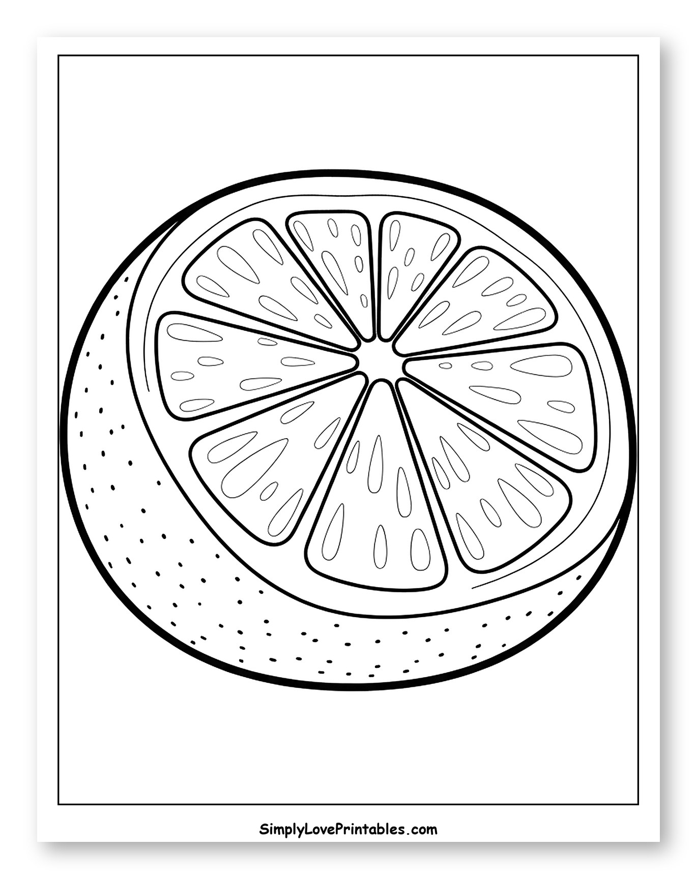 Half a Grapefruit Slice
