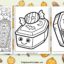 halloween Coffin coloring pages featured image