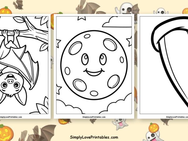 halloween coloring pages for toddlers featured image