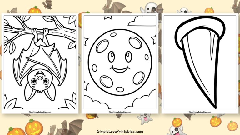 halloween coloring pages for toddlers featured image