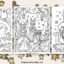 halloween costume coloring pages featured image