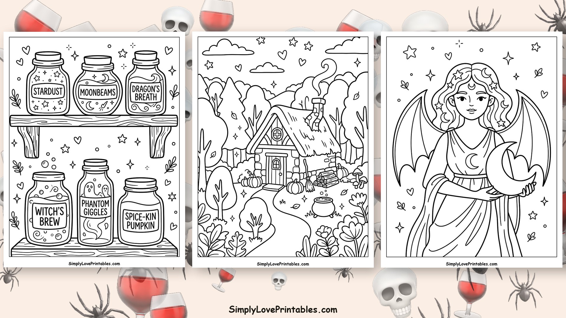 Halloween Coloring Pages For Adults