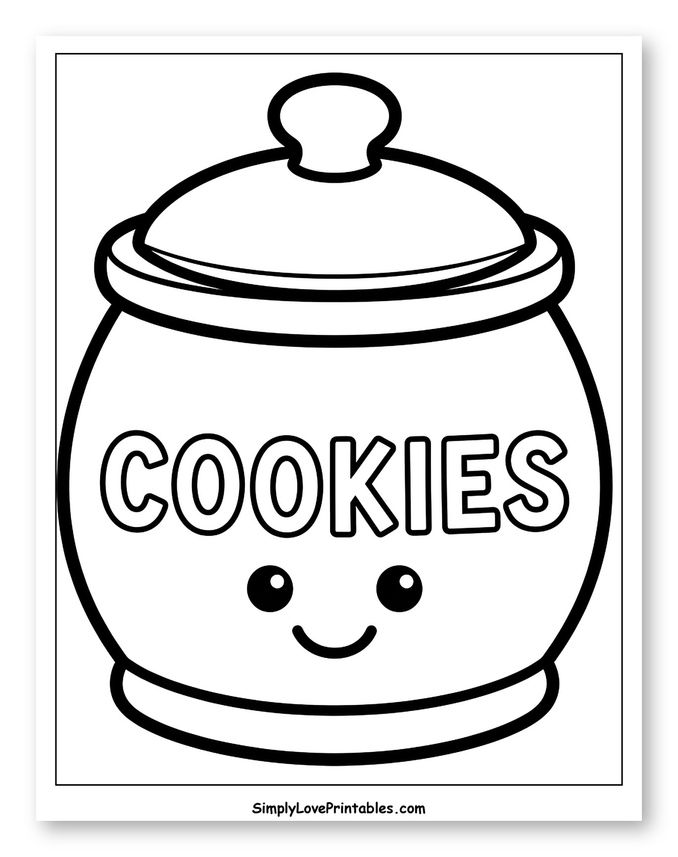 Happy Cartoon Cookie Jar