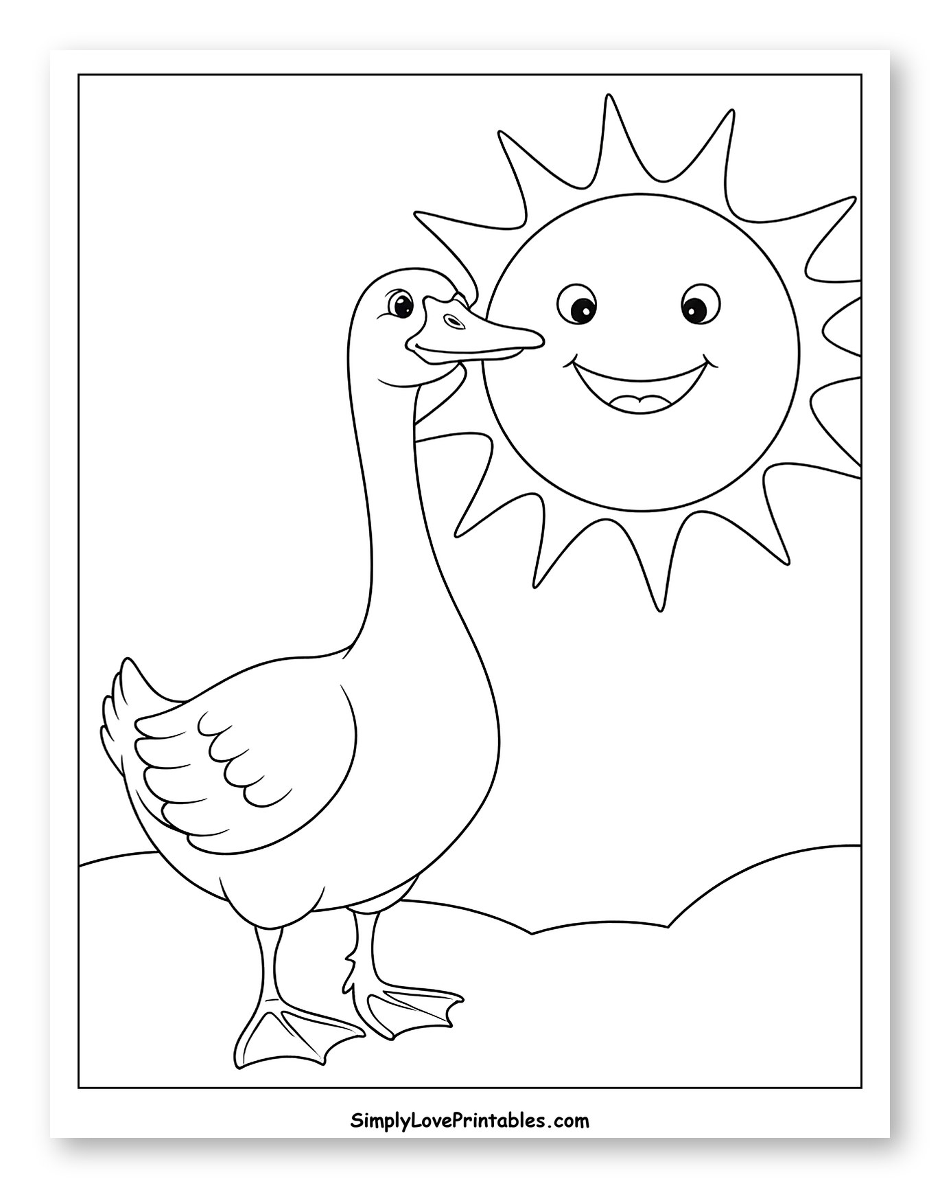 Happy Goose and Friendly Sun