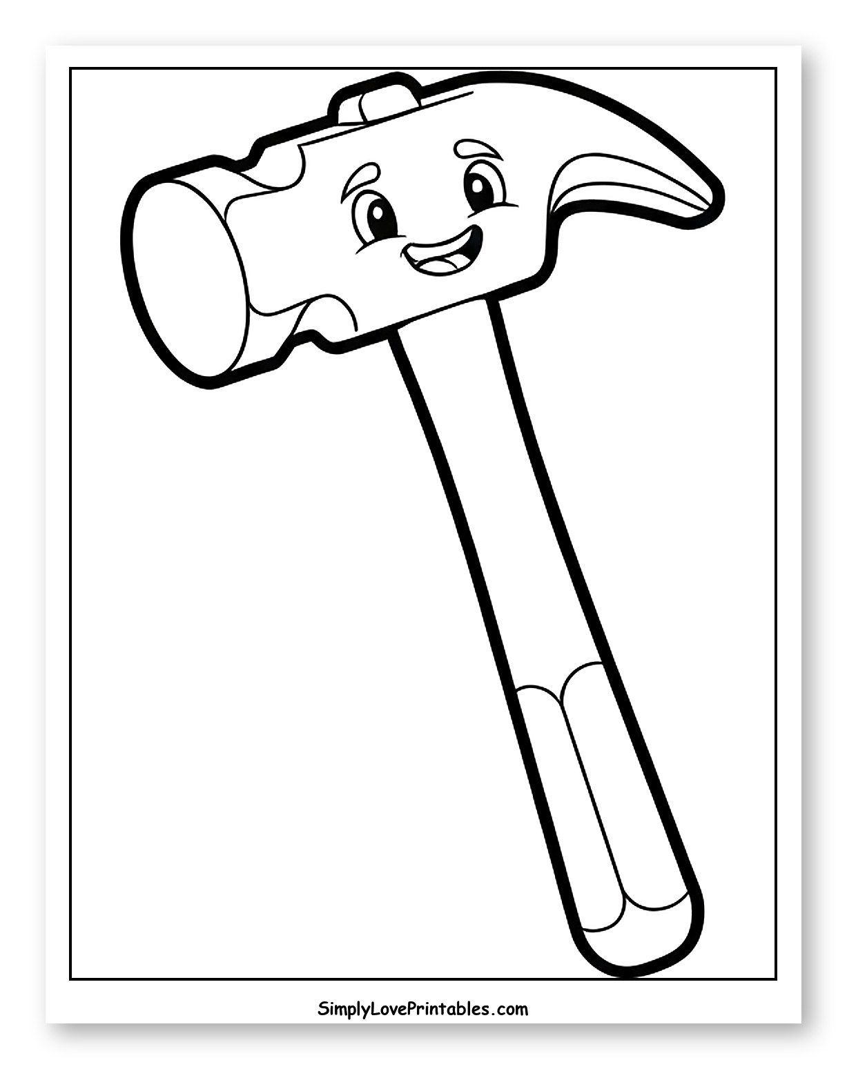 Happy Hammer with a Friendly Face