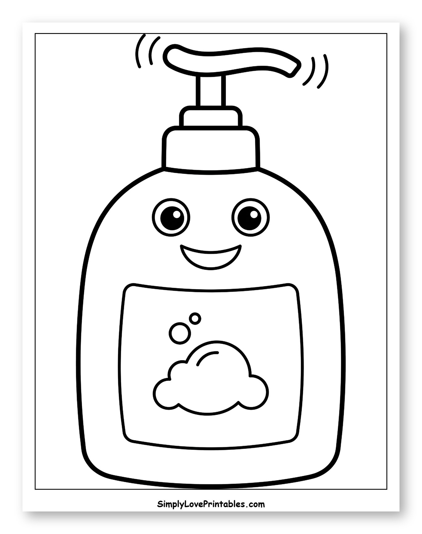 Happy Liquid Soap Dispenser