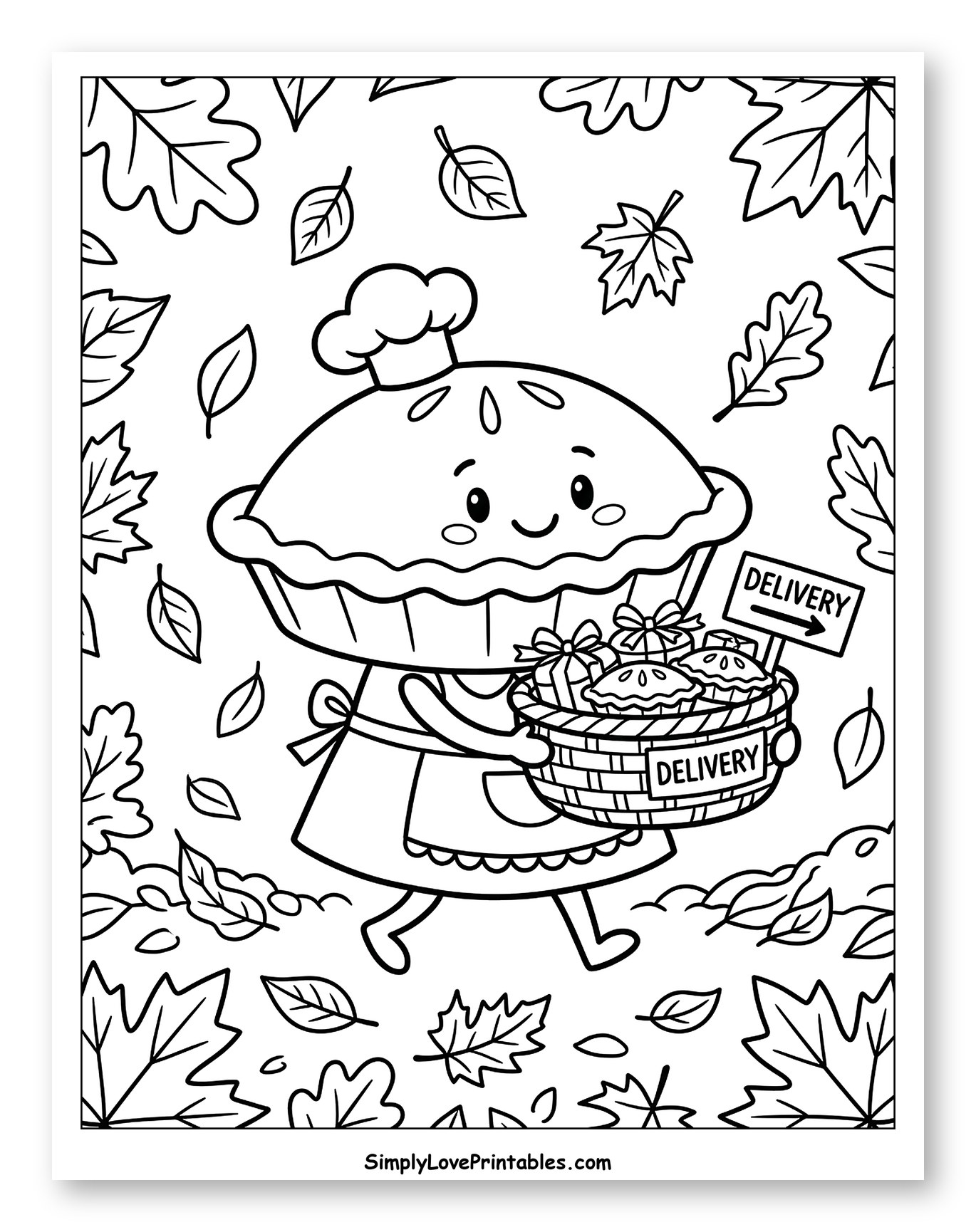 Happy Pie Delivering Autumn Pies