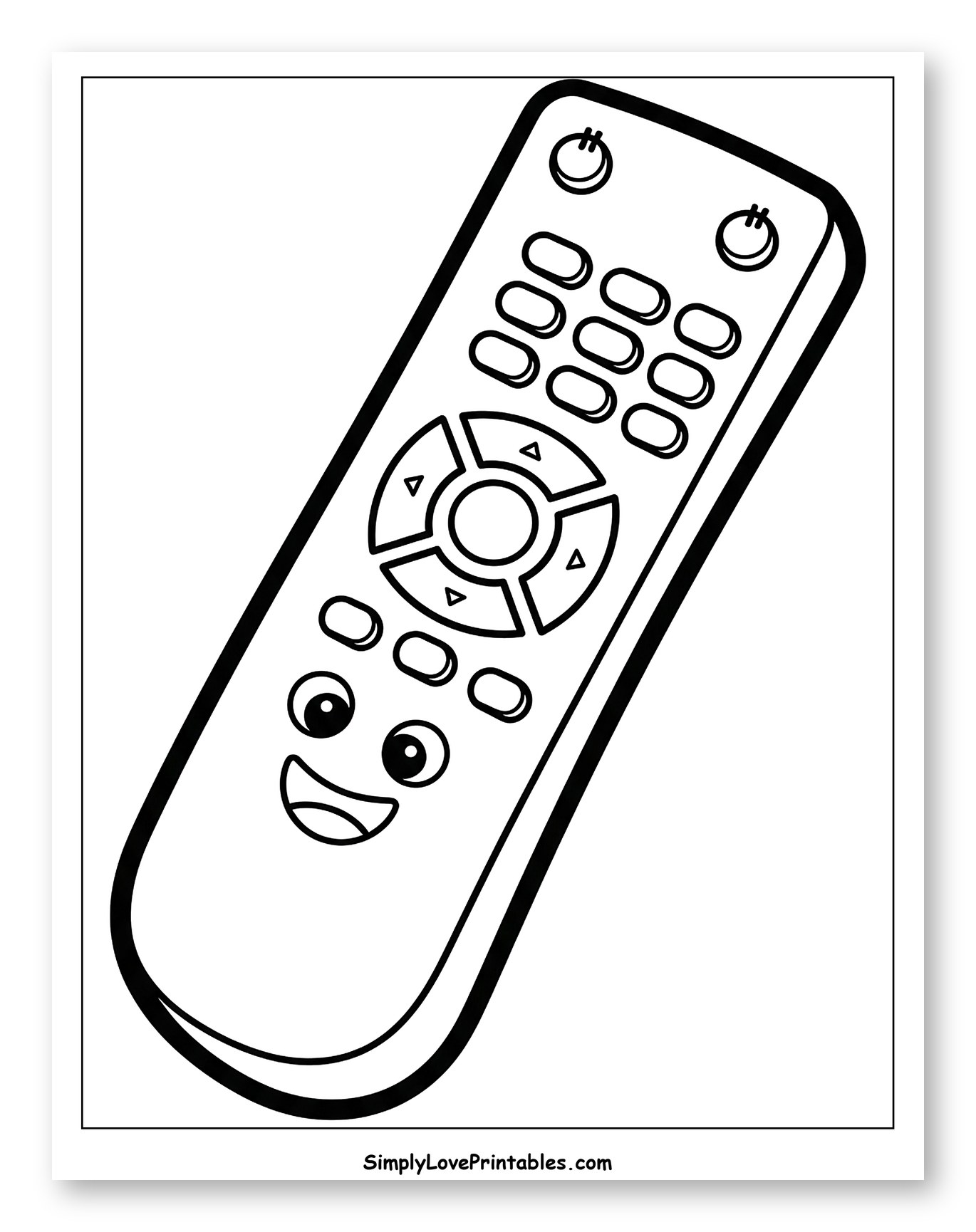 Happy Remote Control with Buttons