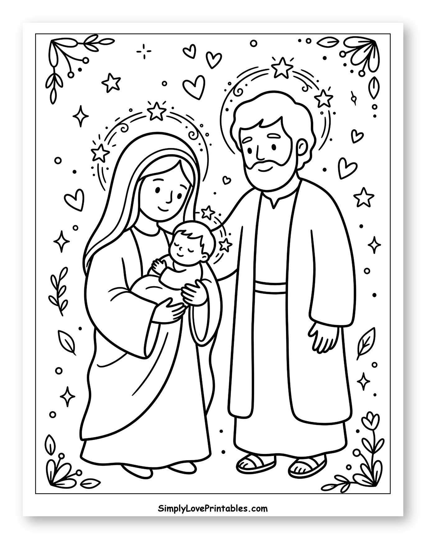 Holy Family with Baby Jesus