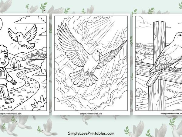 Holy Spirit coloring pages featured image