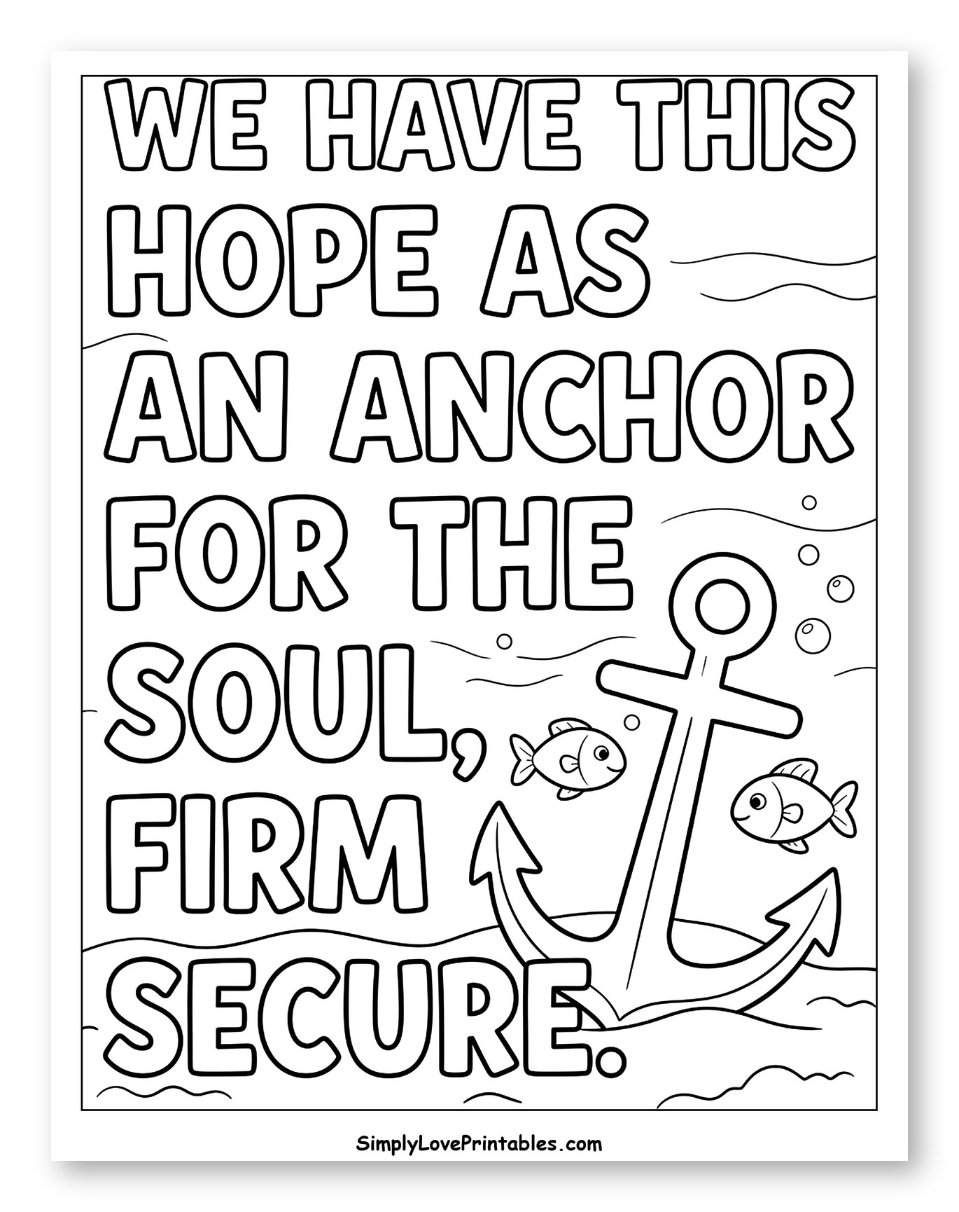 Hope as an Anchor for the Soul