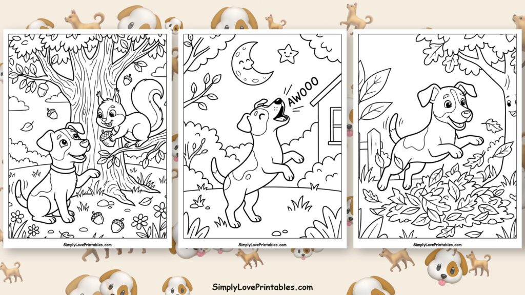 jack russell coloring pages featured image