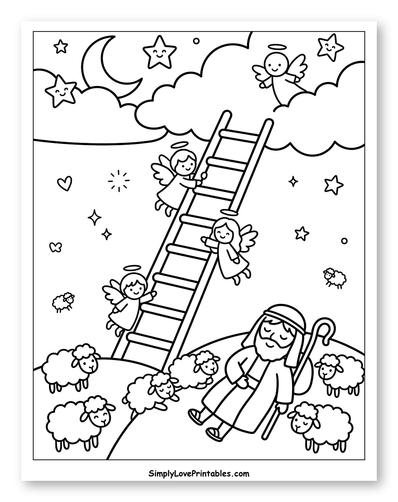 Jacob's Dream: Angels on a Ladder