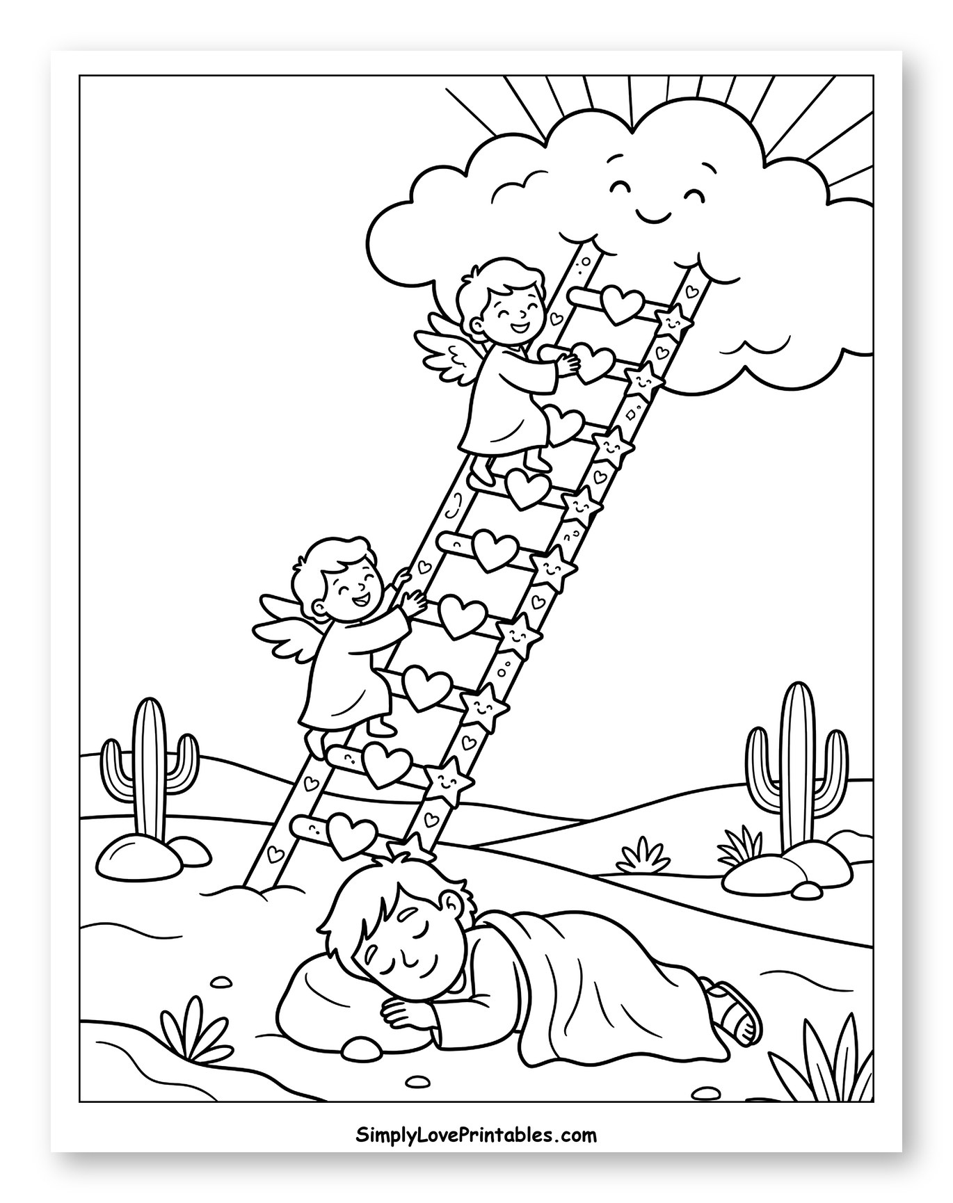 Jacob's Dream of Angels on a Ladder