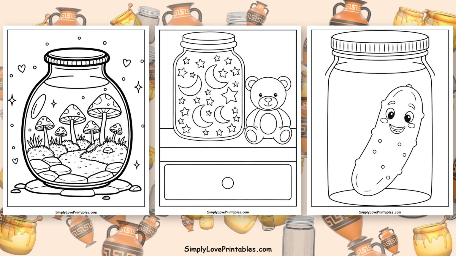 Jar Color In 20 Jar Coloring Pages (Free PDF Printables)