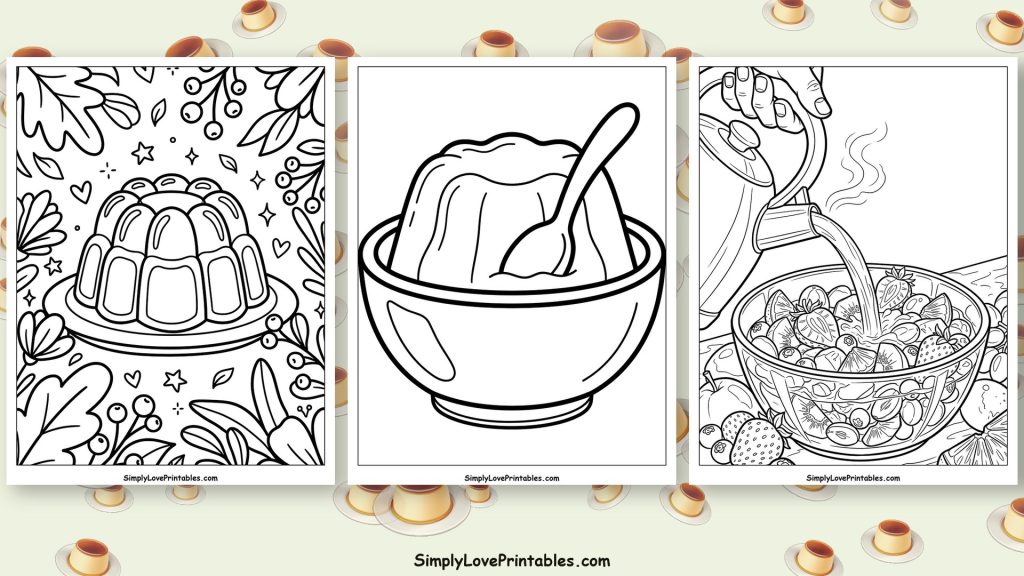 jello coloring pages featured image