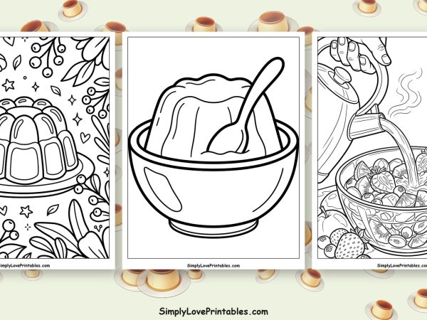 jello coloring pages featured image