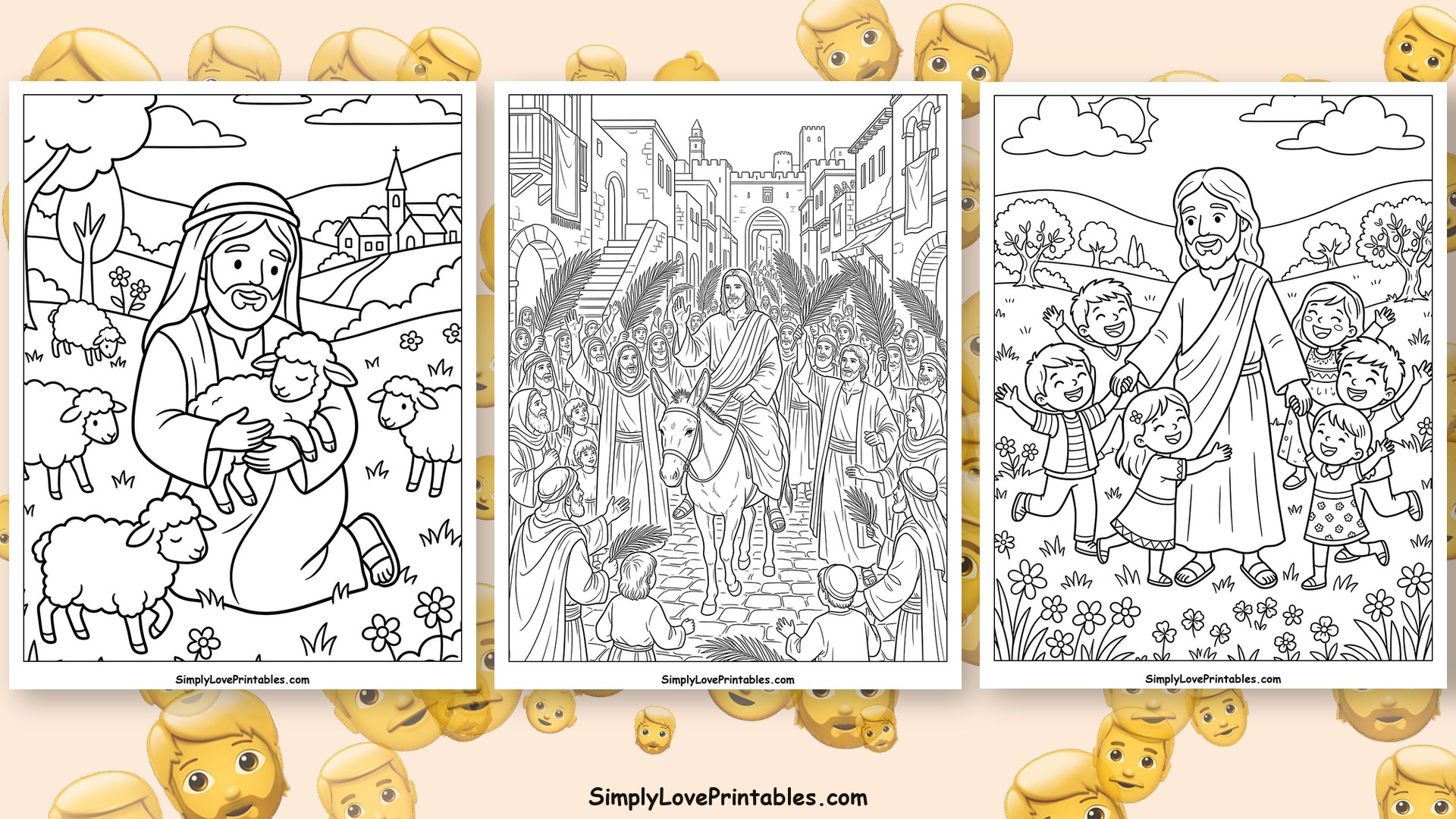 46 Jesus Coloring Pages (Free PDF Printables)