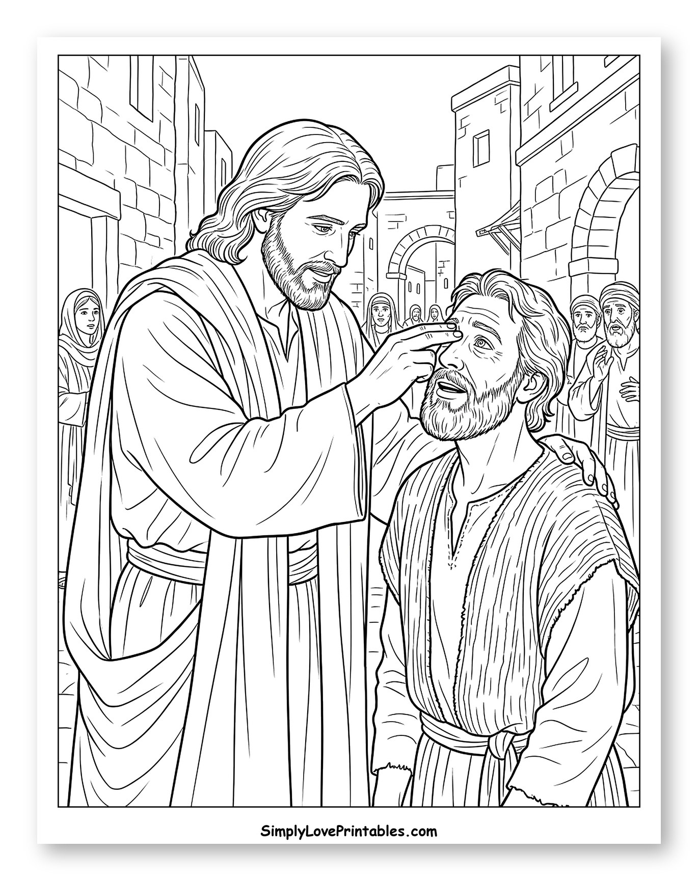 Jesus Heals a Blind Man