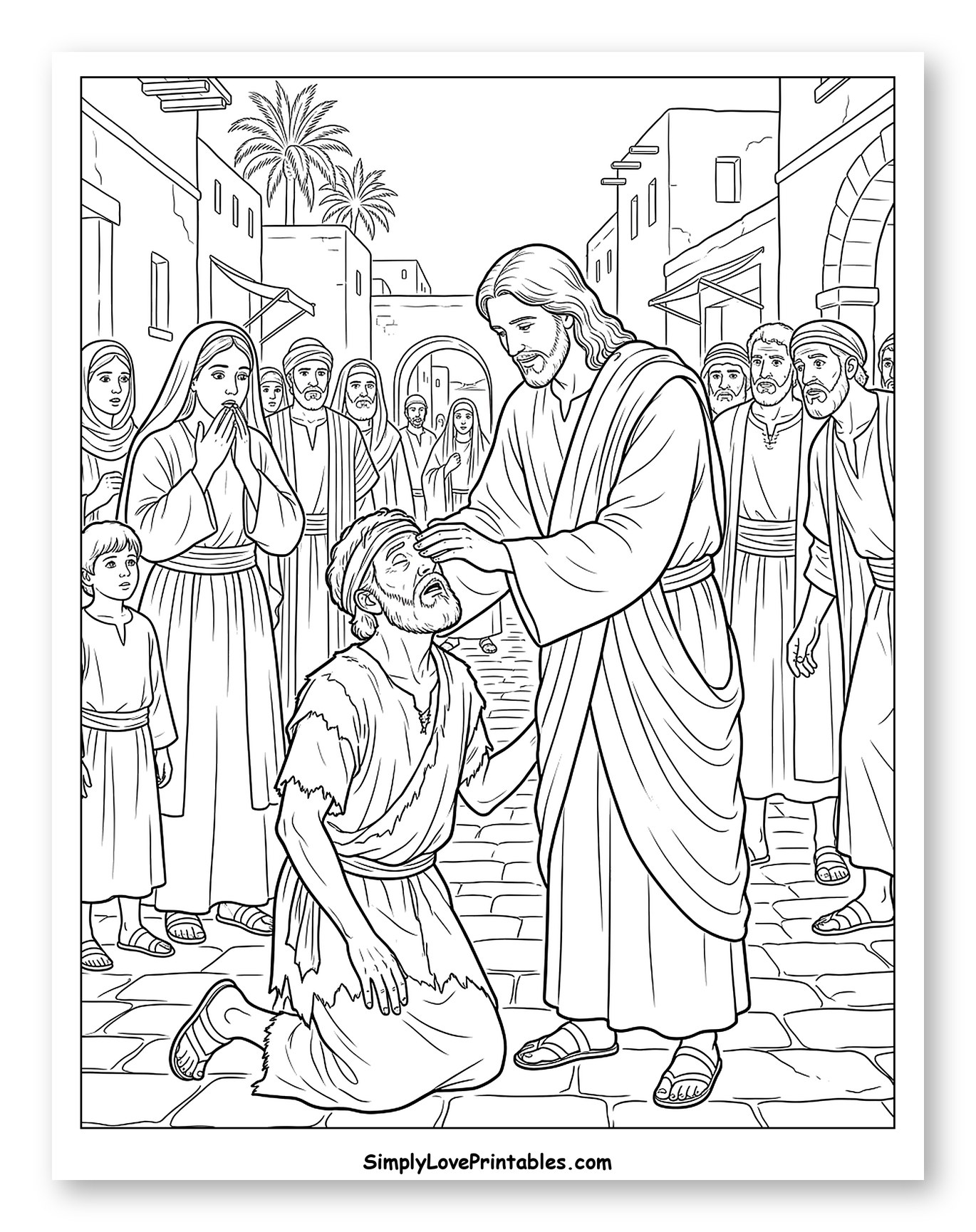Jesus Heals a Blind Man