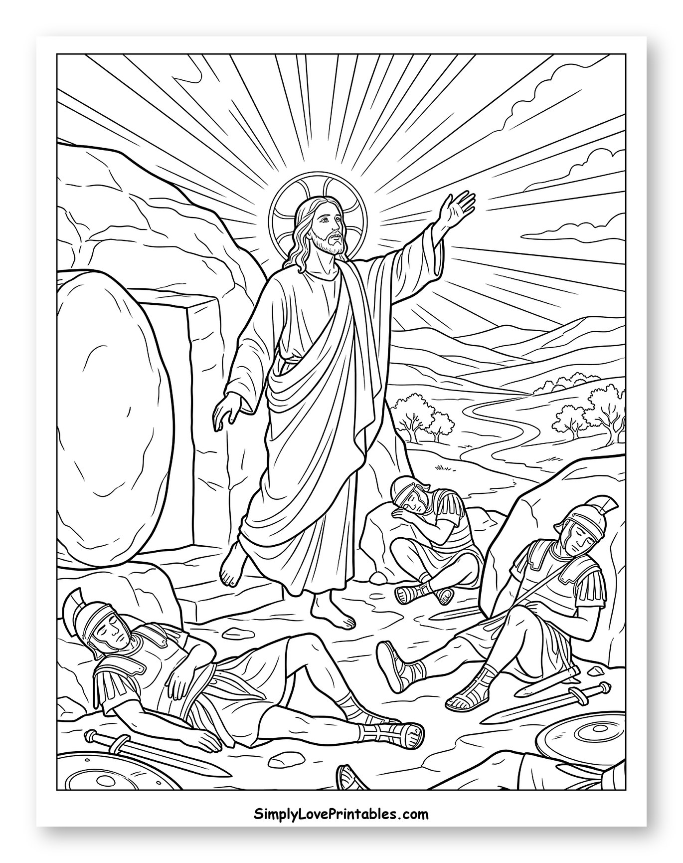 Jesus Rises from the Tomb