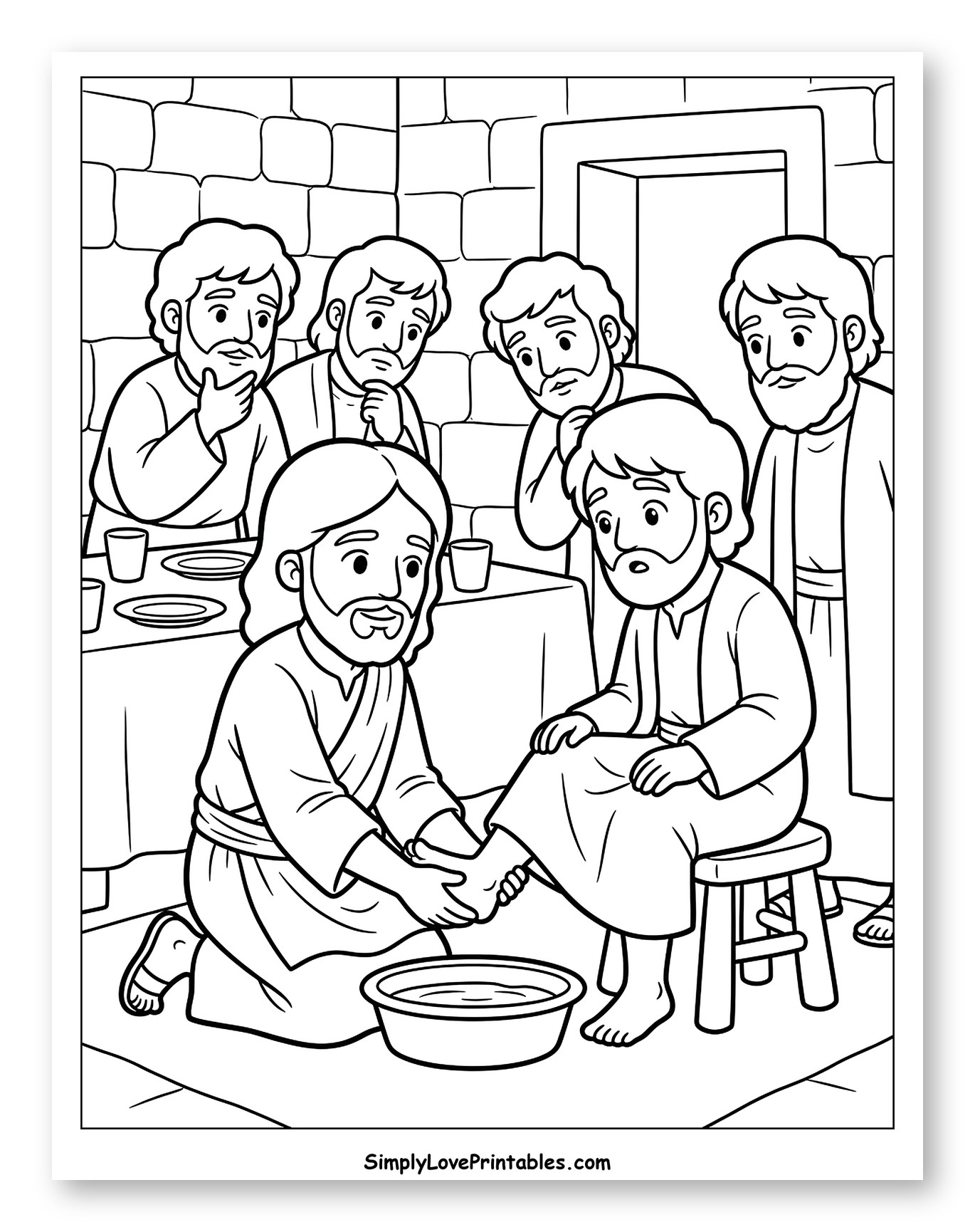 Jesus Washing His Disciple's Feet