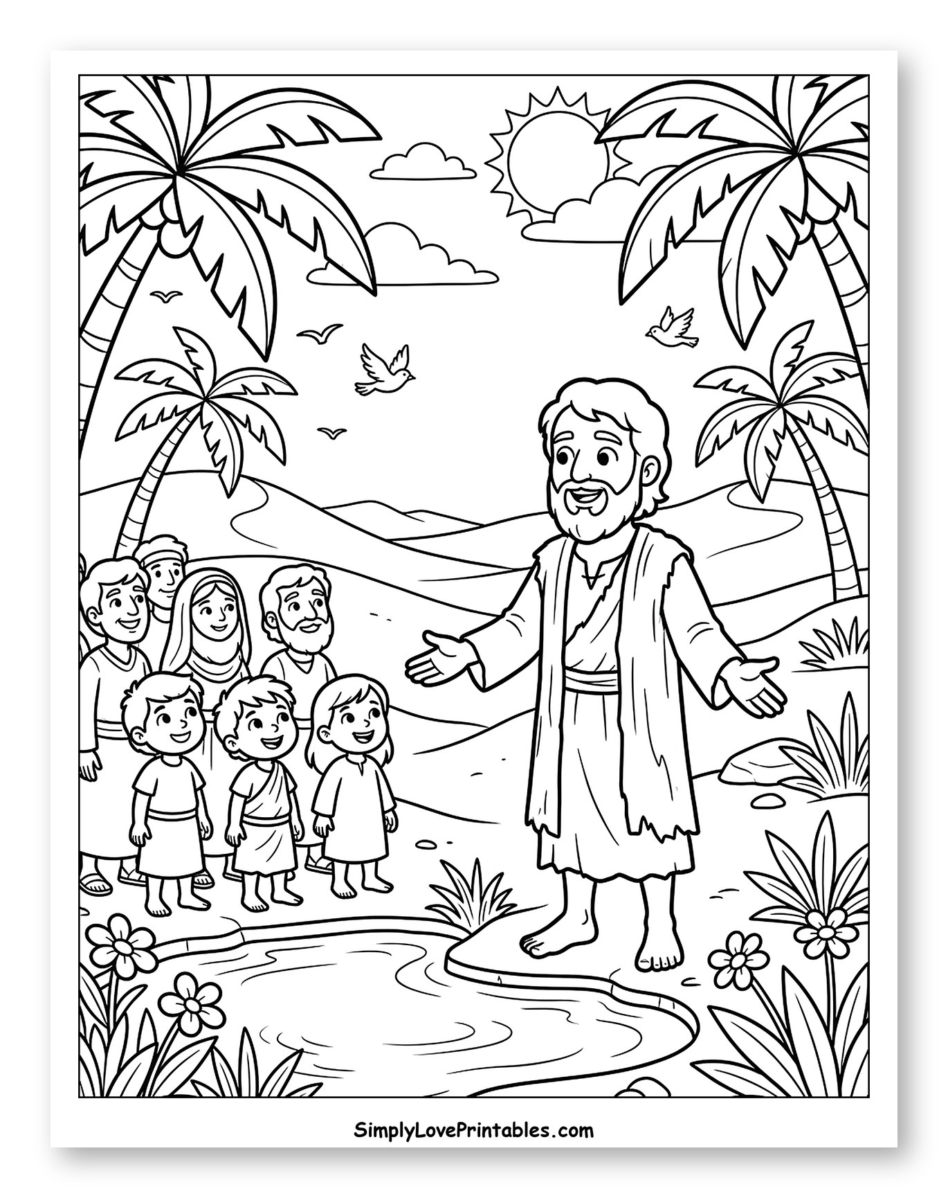 John the Baptist Preaching by the Water