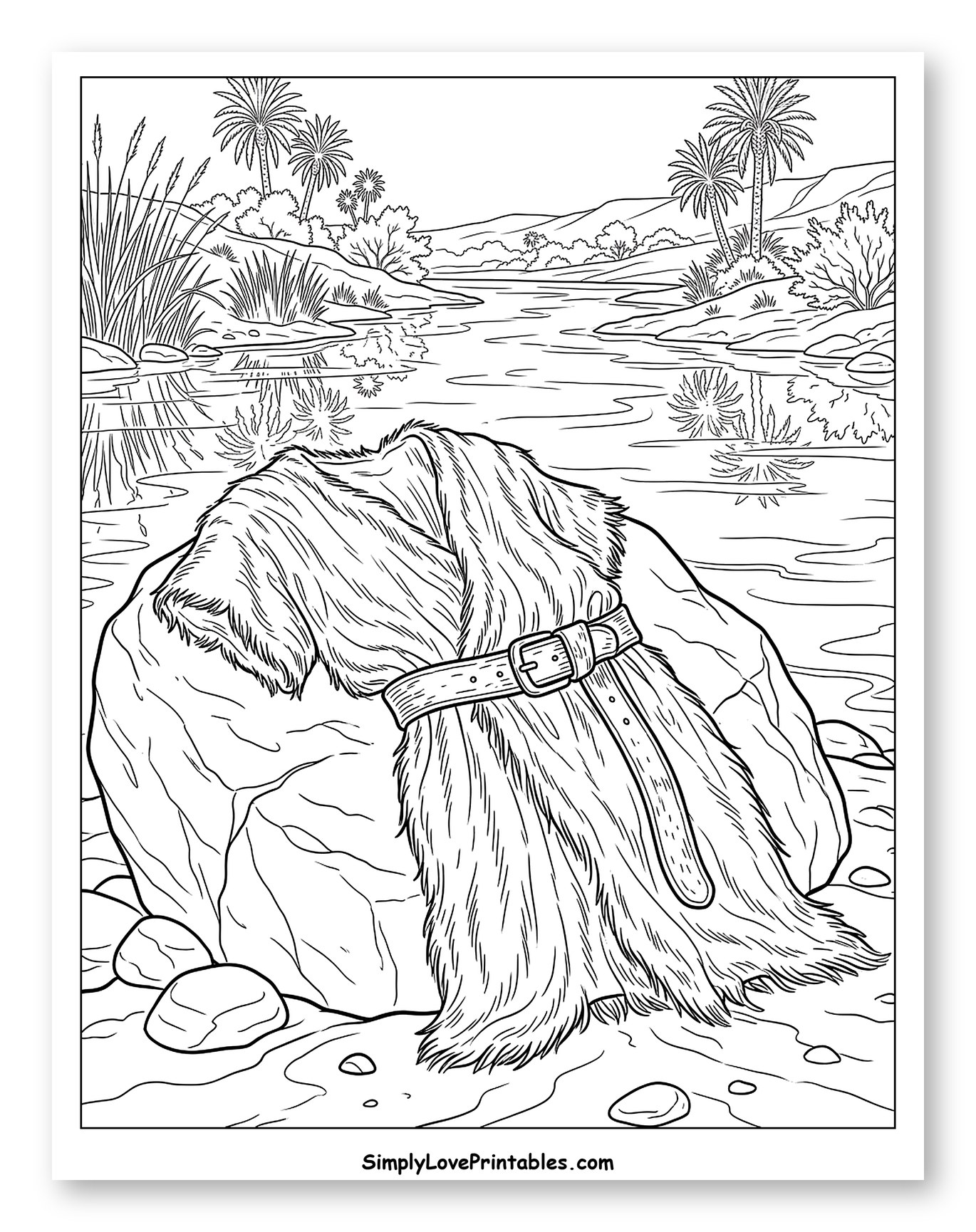 John the Baptist's Garment by the River