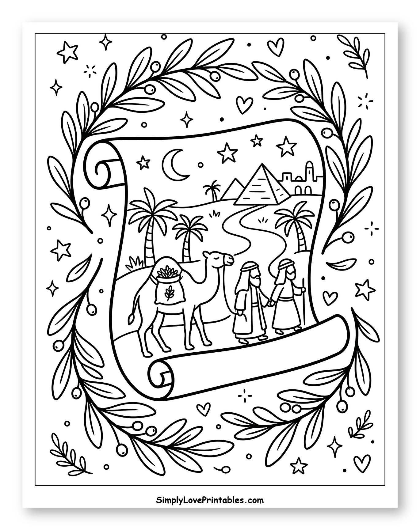 Joseph and Family Journeying to Egypt