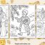 Joseph And The Coat Of Many Colors coloring pages featured image