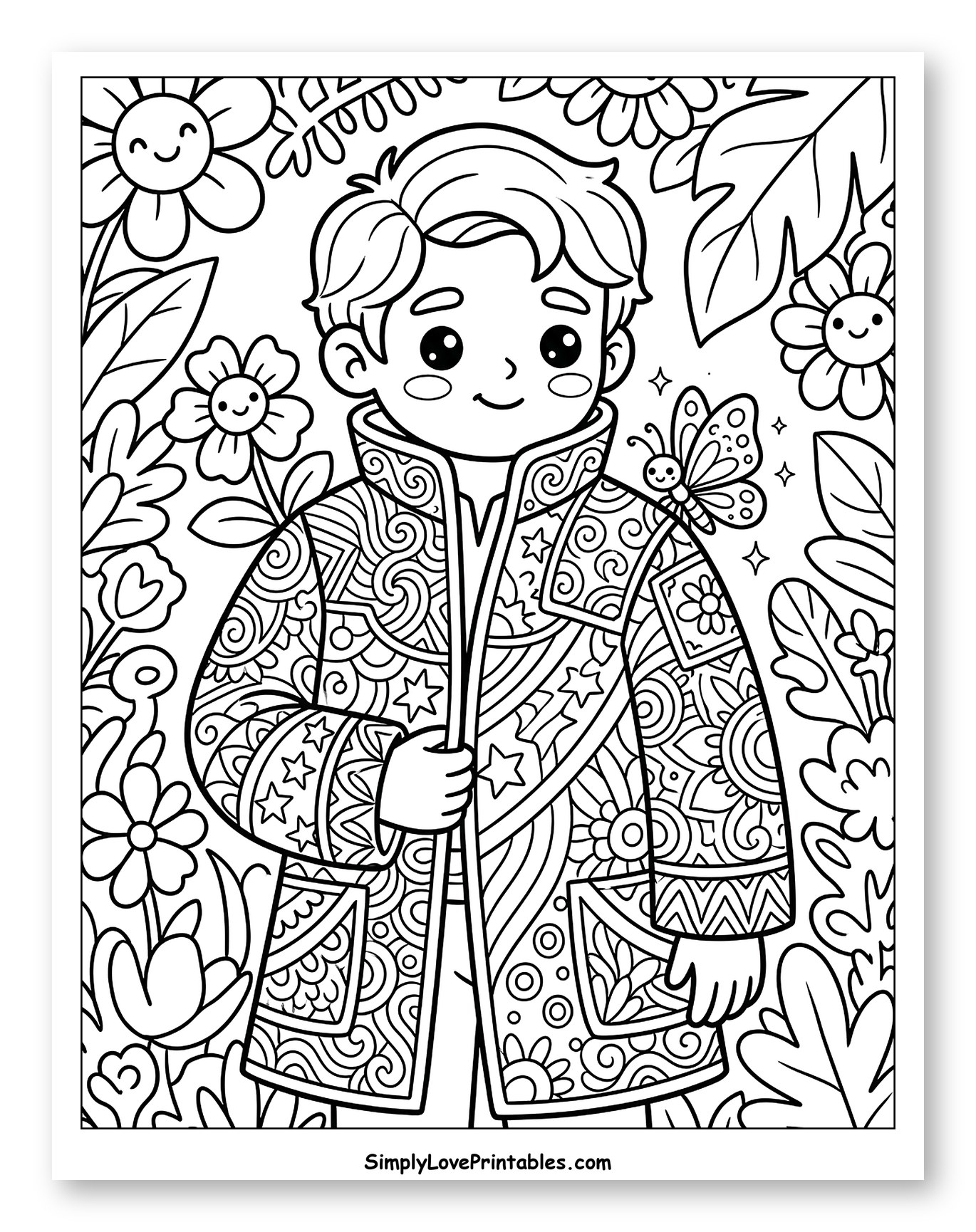 Joseph in His Colorful Patterned Coat