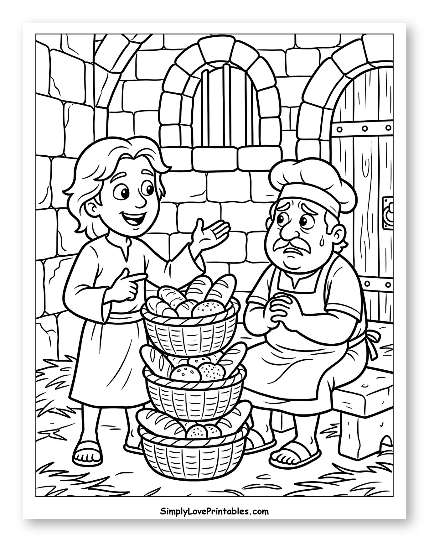 Joseph Interprets the Baker's Dream in Prison