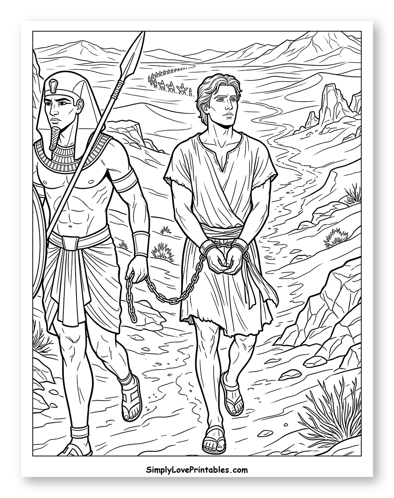 Joseph Led Away by Egyptian Guard